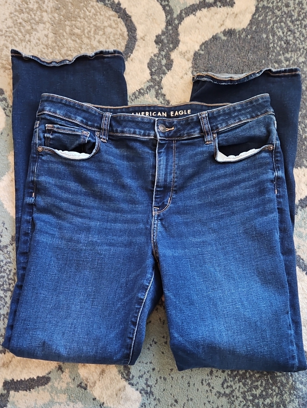 American Eagle Outfitters Women’s Dark Blue Bootcut Jeans